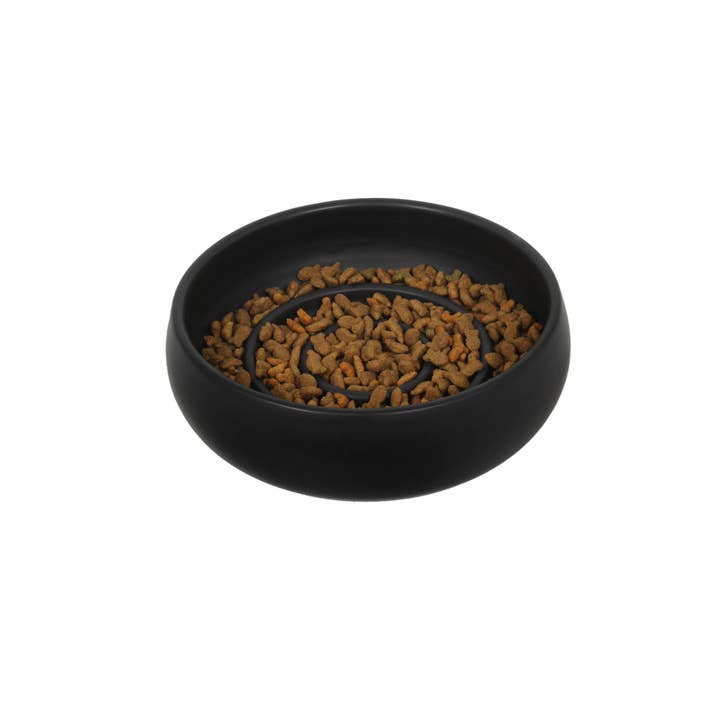 Beige & Stone USA - Wholesale Drinkbak - Kat/Hond - Handgemaakte keramische voerbak voor langzaam eten voor huisdieren6