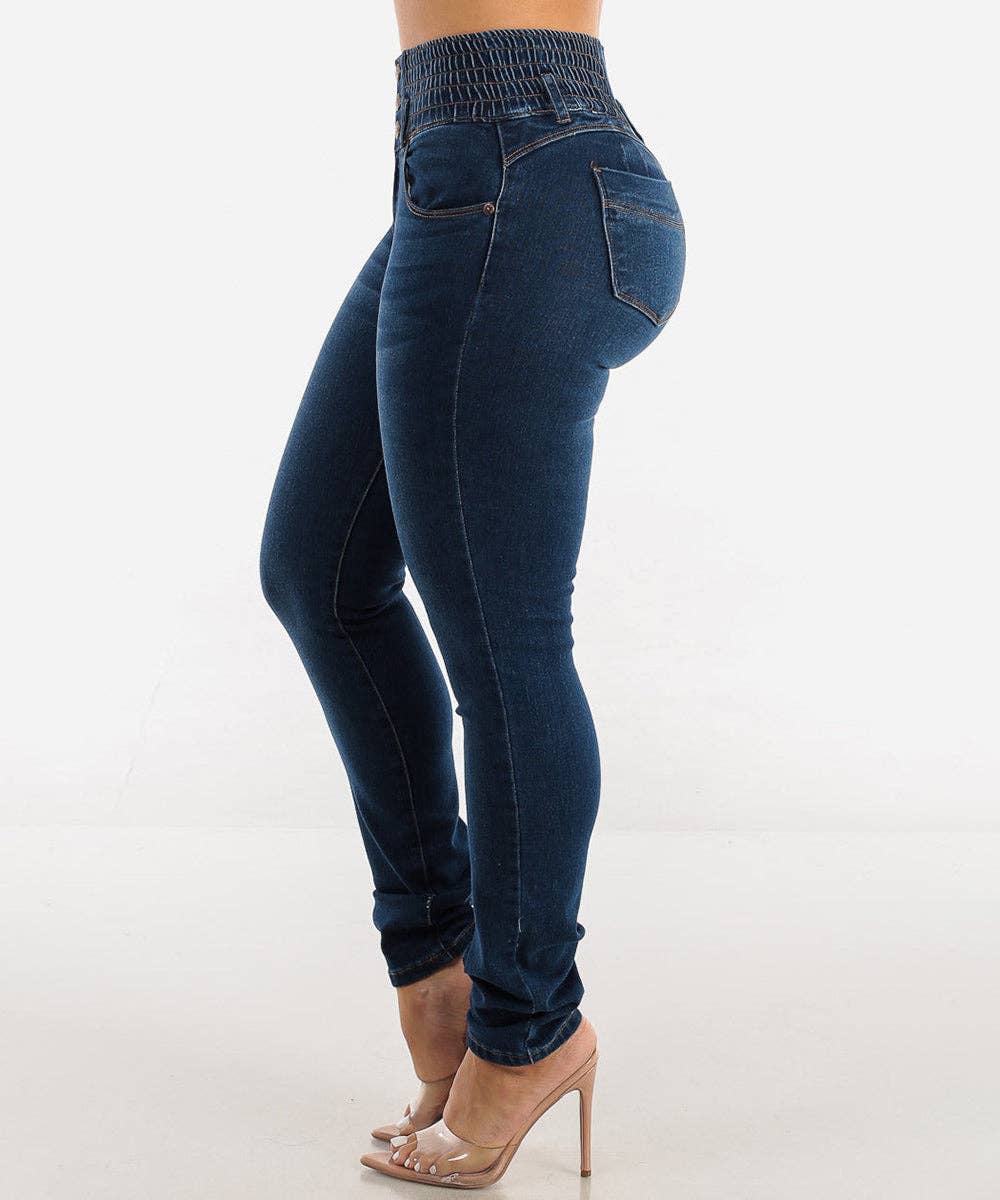 Aria Romance - Wholesale Jeans - Women's - High-Waist Sculpting Skinny Jeans8