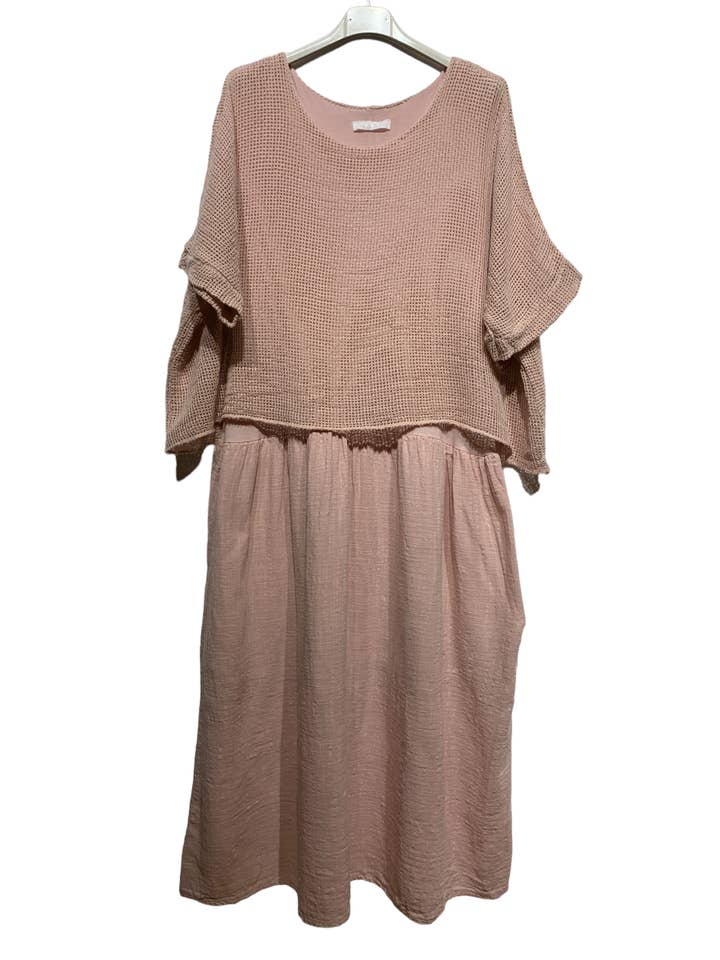 la maison des fibres naturelles – Vestido - Mulher por atacado – Vestido 19056 100% algodão32