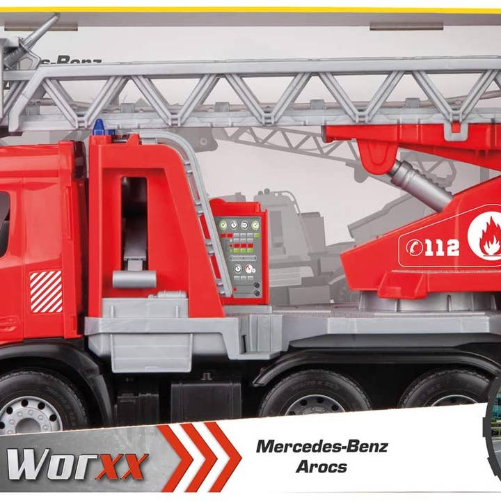 Red Fire Truck Fire Ladder with Real Water Function and Action f for wholesale on Faire3