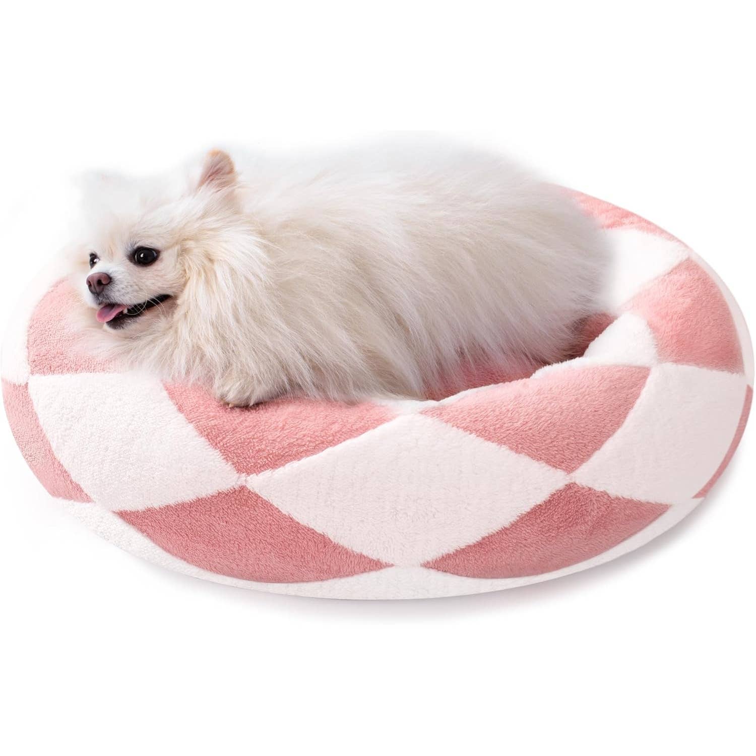 Robud & Mewoofun Official Store - Wholesale Pet Bed - Cat/Dog - Plush Cute Cat Bed Donut Small Dog Bed for Puppy and Kitten13