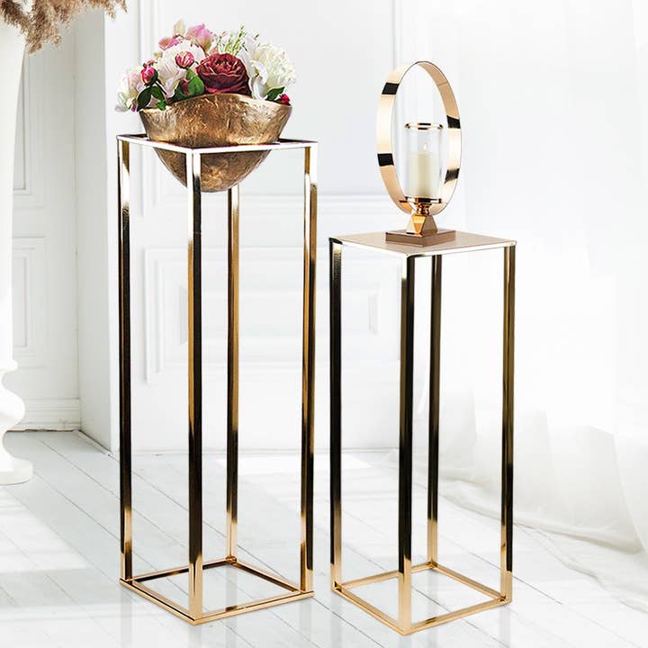 Galore Home – wholesale Dekorativt bordsobjekt – Elektropläterad metallstativ
