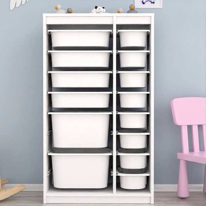 Woohoo Sleep Like a Bear - Wholesale Toy storage box – Kids & baby - Trofast Monada XS 2D4N8U Drawer - Toys Organizer - White4