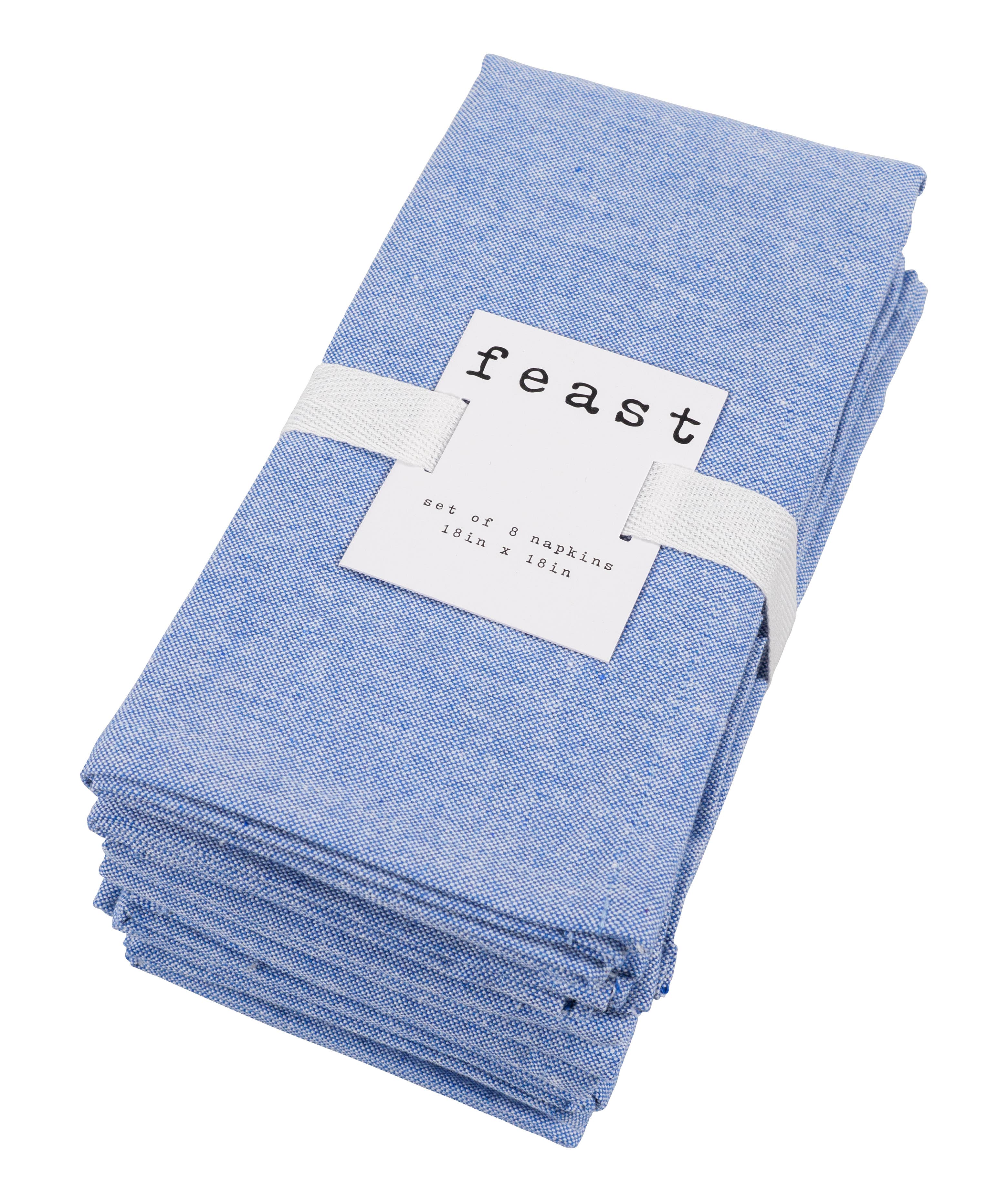 KAF Home – wholesale Dinner & cloth napkin – Overbrook Chambray Napkin Set Of 83