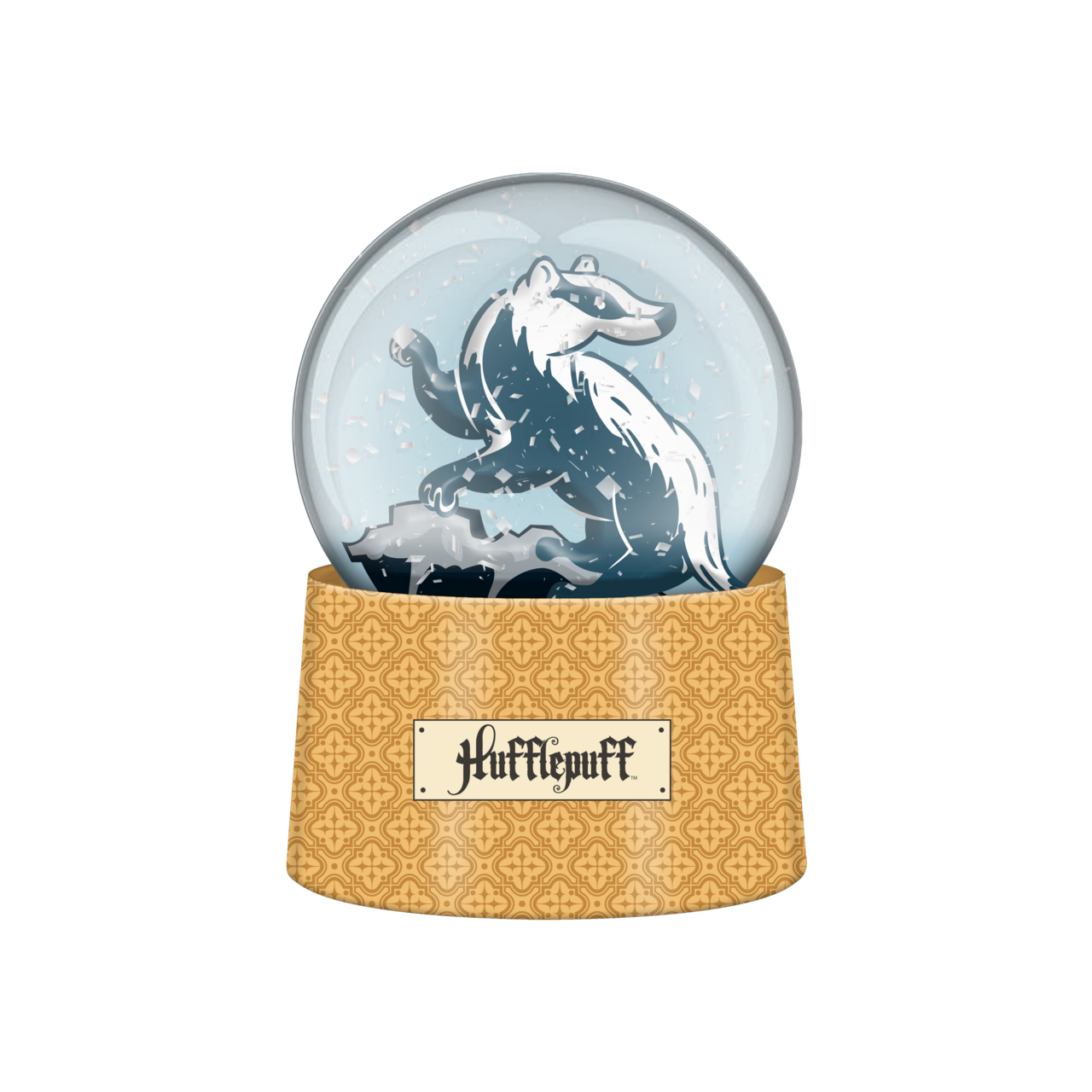 Silver Buffalo - Wholesale Snow Globe - HP Hufflepuff Badger Boxed 45mm Light Up Snow Globe0