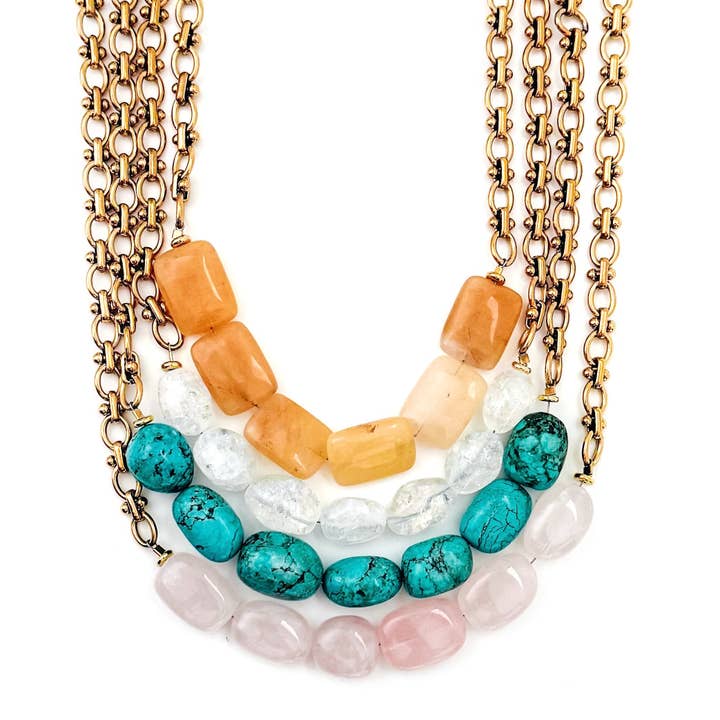 BELJOY – wholesale Pärlband/Pärlhalsband – Chanler pärlstav kedja halsband || Välj stil2