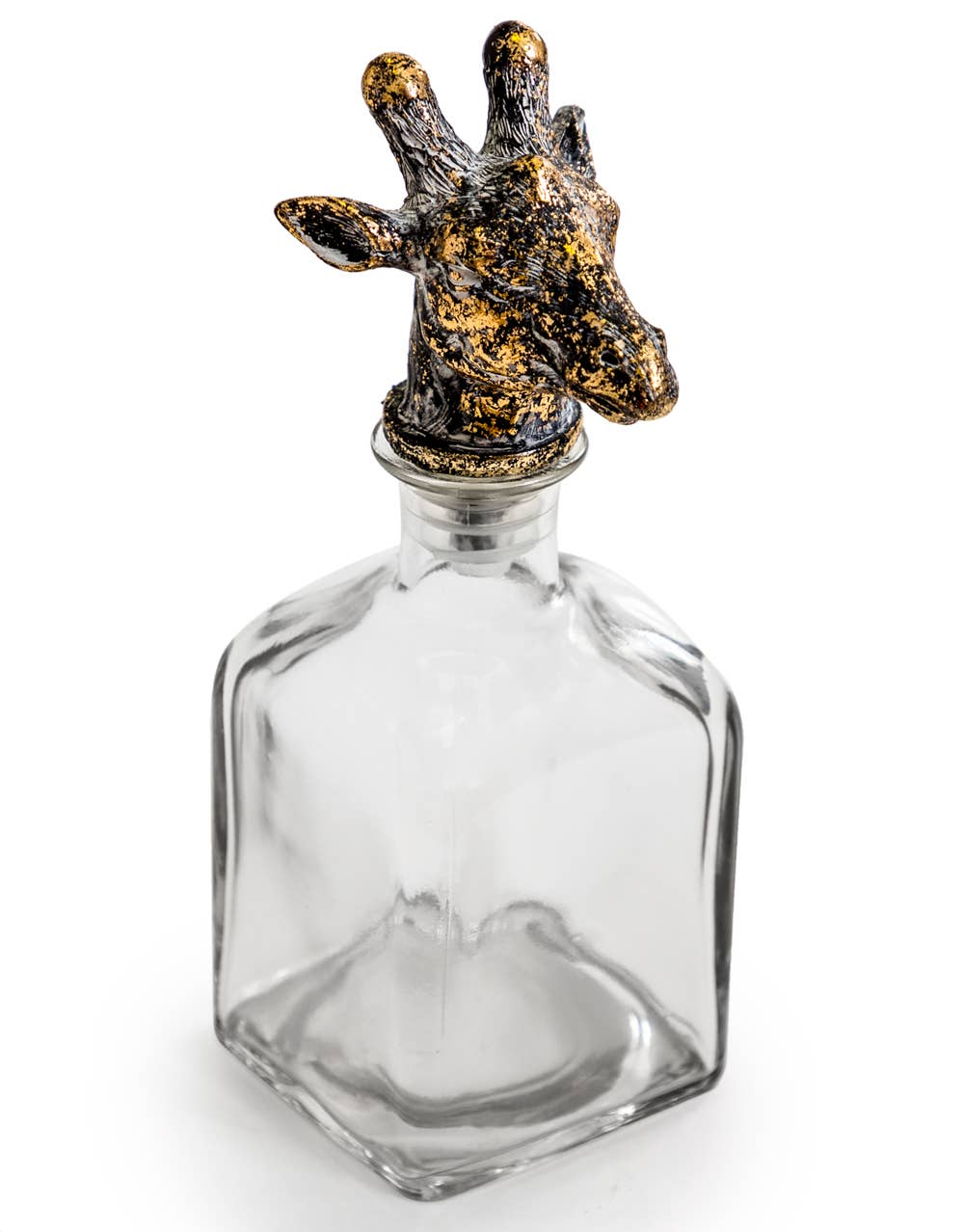 McGowan & Rutherford Ltd - Wholesale Decorative jar - Large Glass Storage Bottle with Giraffe Head Stopper