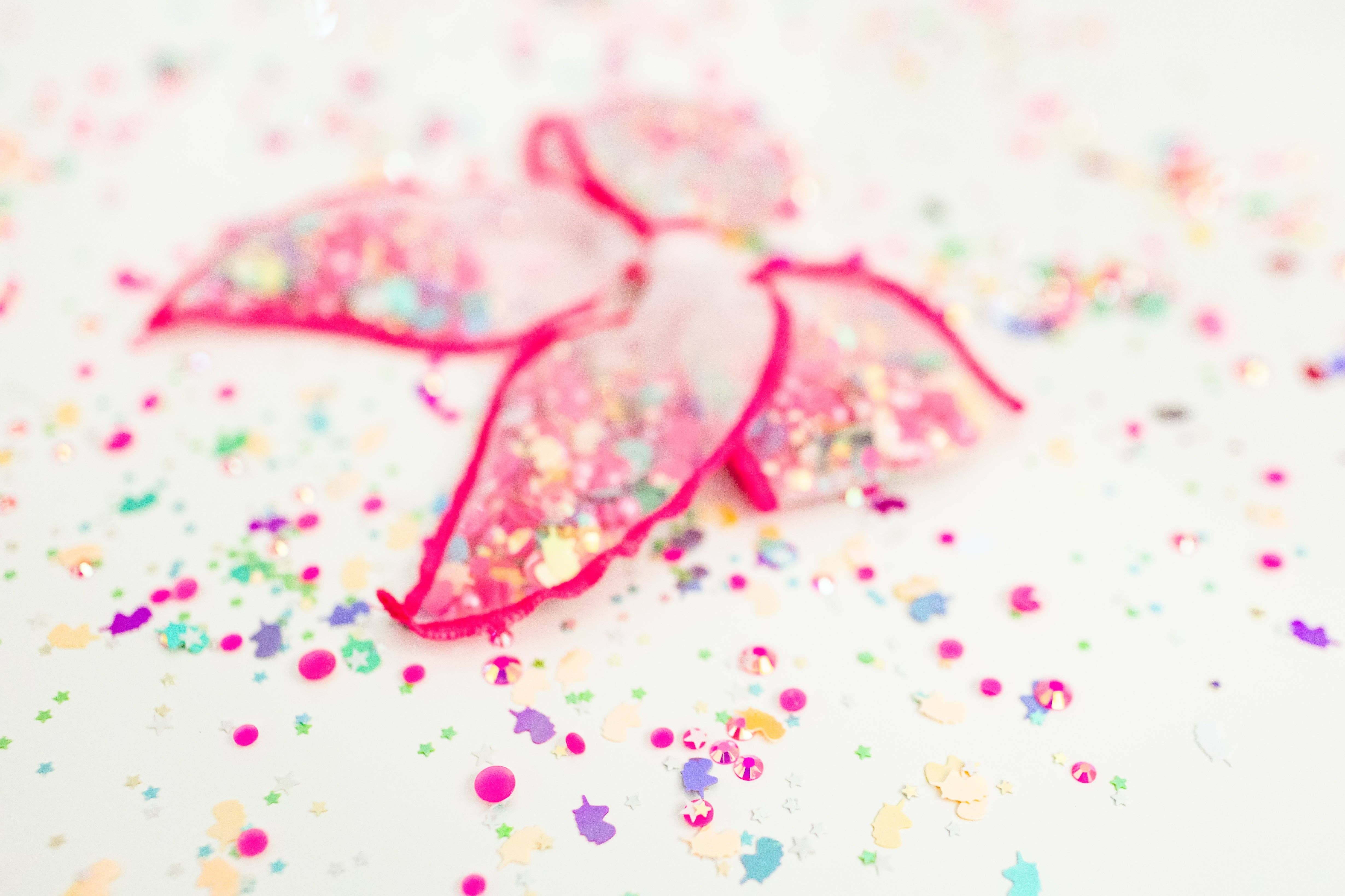 Cheeky Plum – Großhandel Haarschleife – Kinder – Shaker Bow aus Mesh - Hübsch in Rosa1