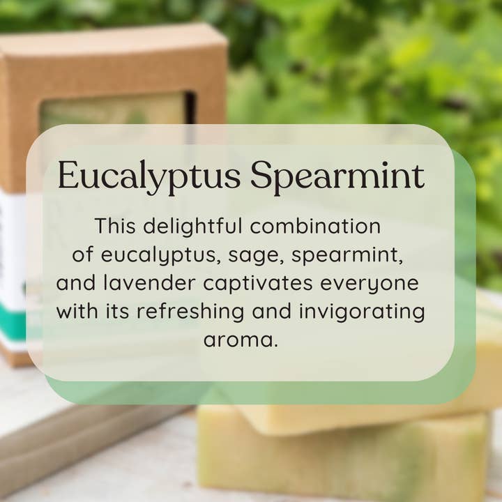 Rock Bottom Soap - Wholesale Bar Soap - Eucalyptus Spearmint Goat Milk Soap1