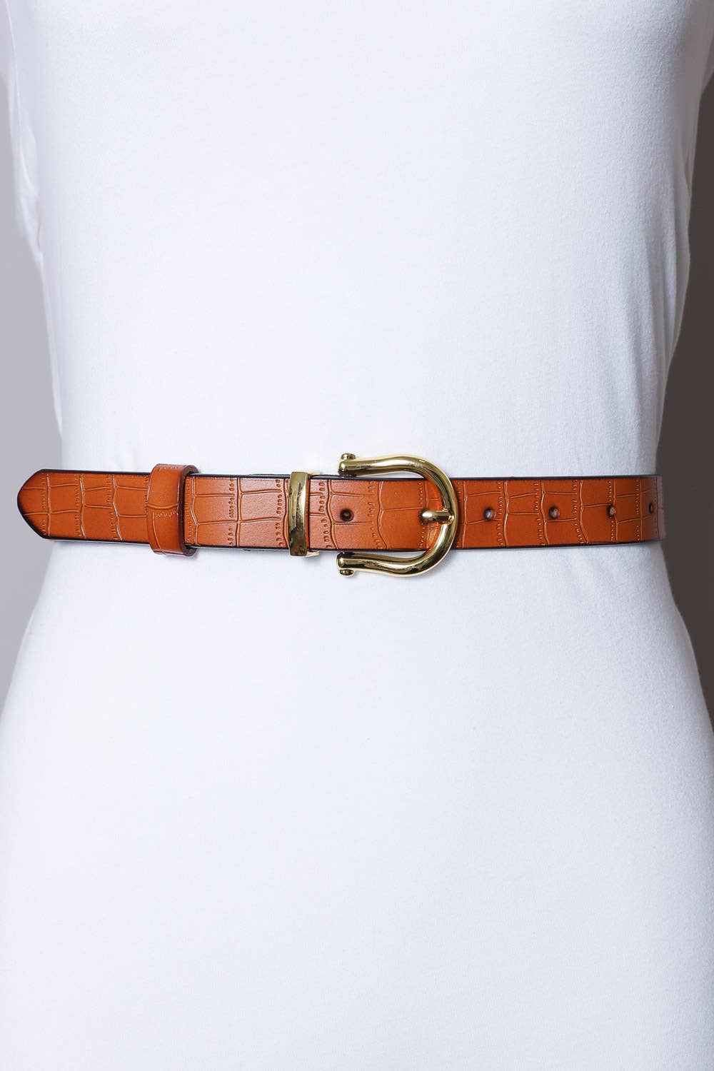 Leto Accessories - Wholesale Belt - Women's - Faux Alligator Skin Leather Belt - Perfect for Any Outfit 🐊6