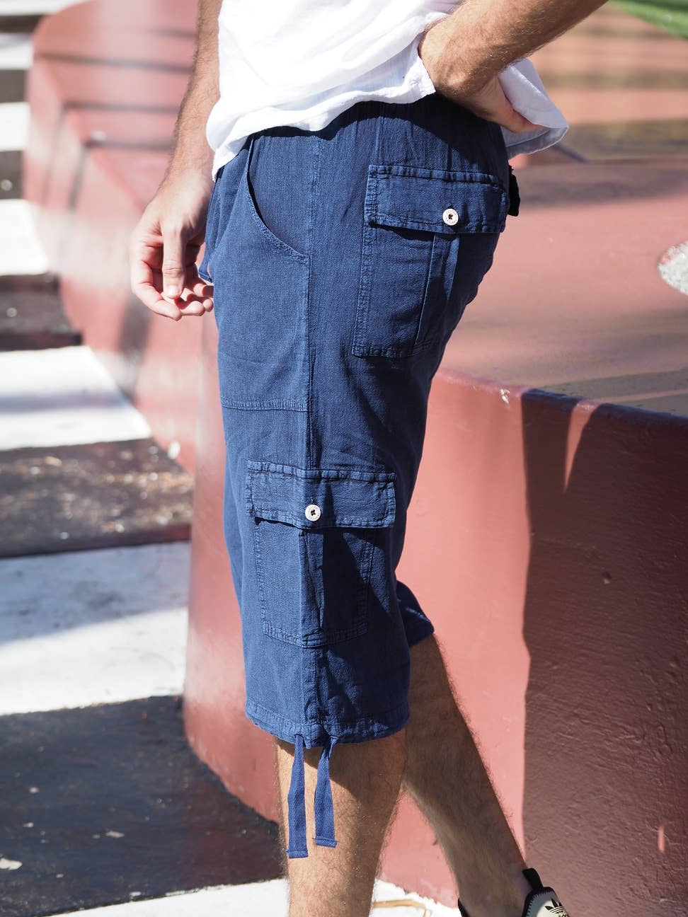 Cotton Natural - Venta al por mayor Pantalones cortos - Hombre - Pantalones cortos San Juan Azul Medianoche2