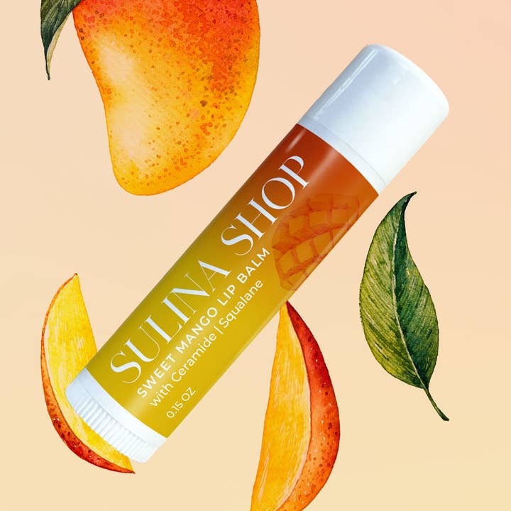 Sweet Mango Lip Balm with Ceramide for wholesale by Sulina Shop
