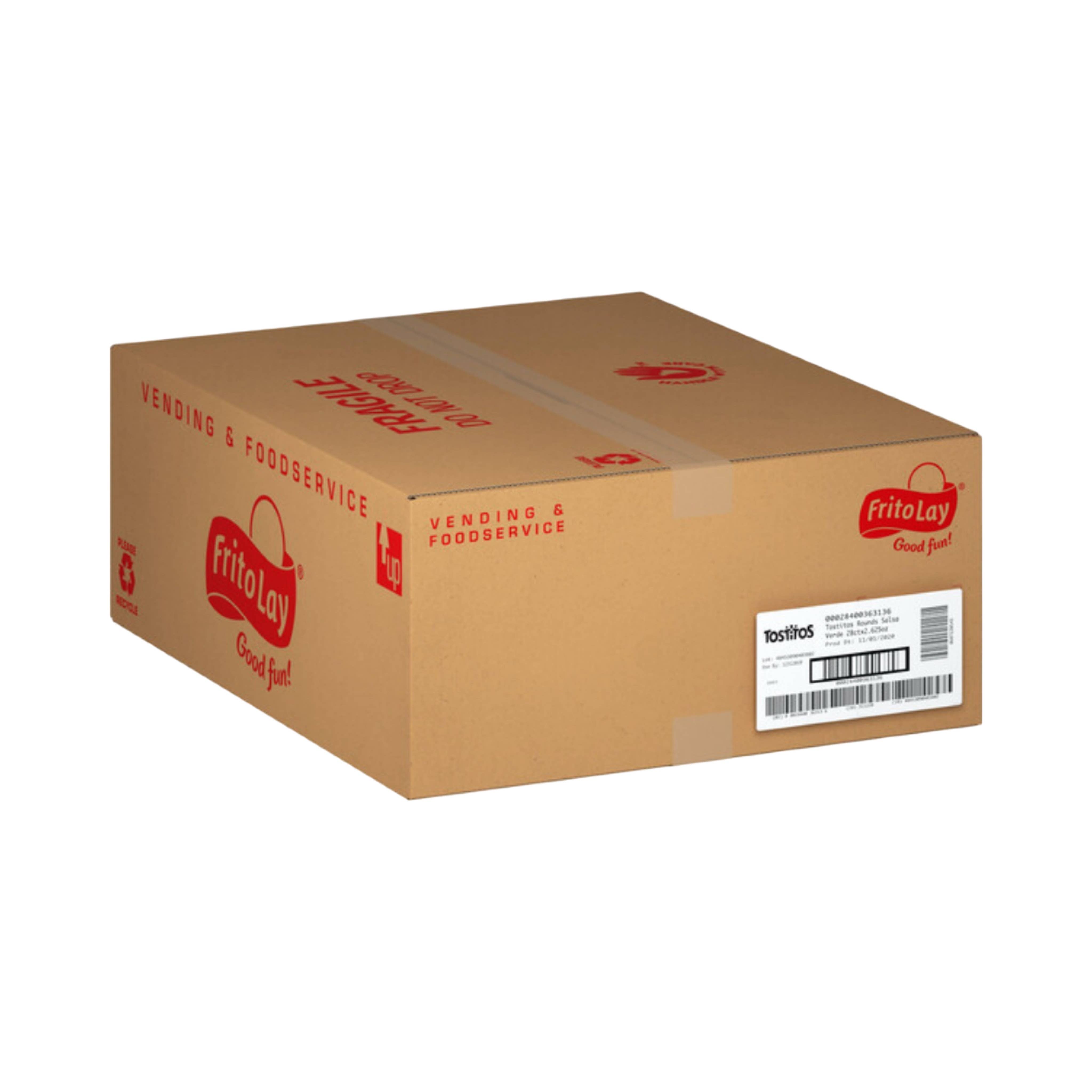 Carnival Candies & Ice Cream Inc. - Wholesale Chips - Tostitos Salsa Verde Chips 2.625 Oz (28 Count Box)2