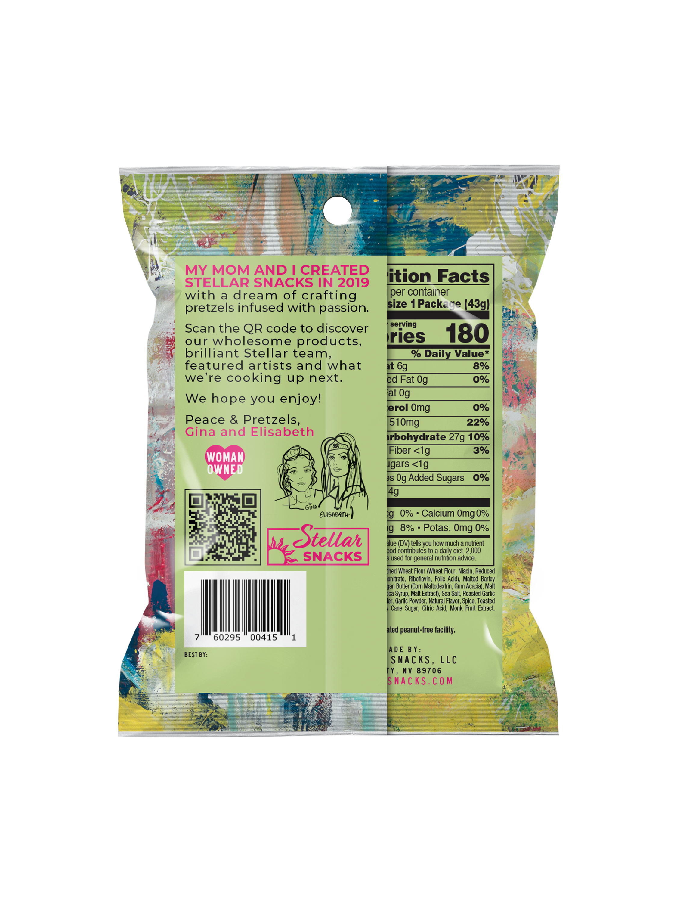 Stellar Snacks - Wholesale Pretzels - Stellar Pretzel Braids - Bold & Herby - 1.5OZ1