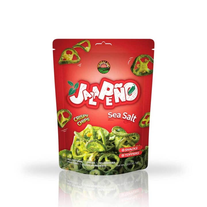 TerraLand - Vendita all'ingrosso Patatine - Terraland Jalapeno (sale marino) 8*2 oz (56,7 g)