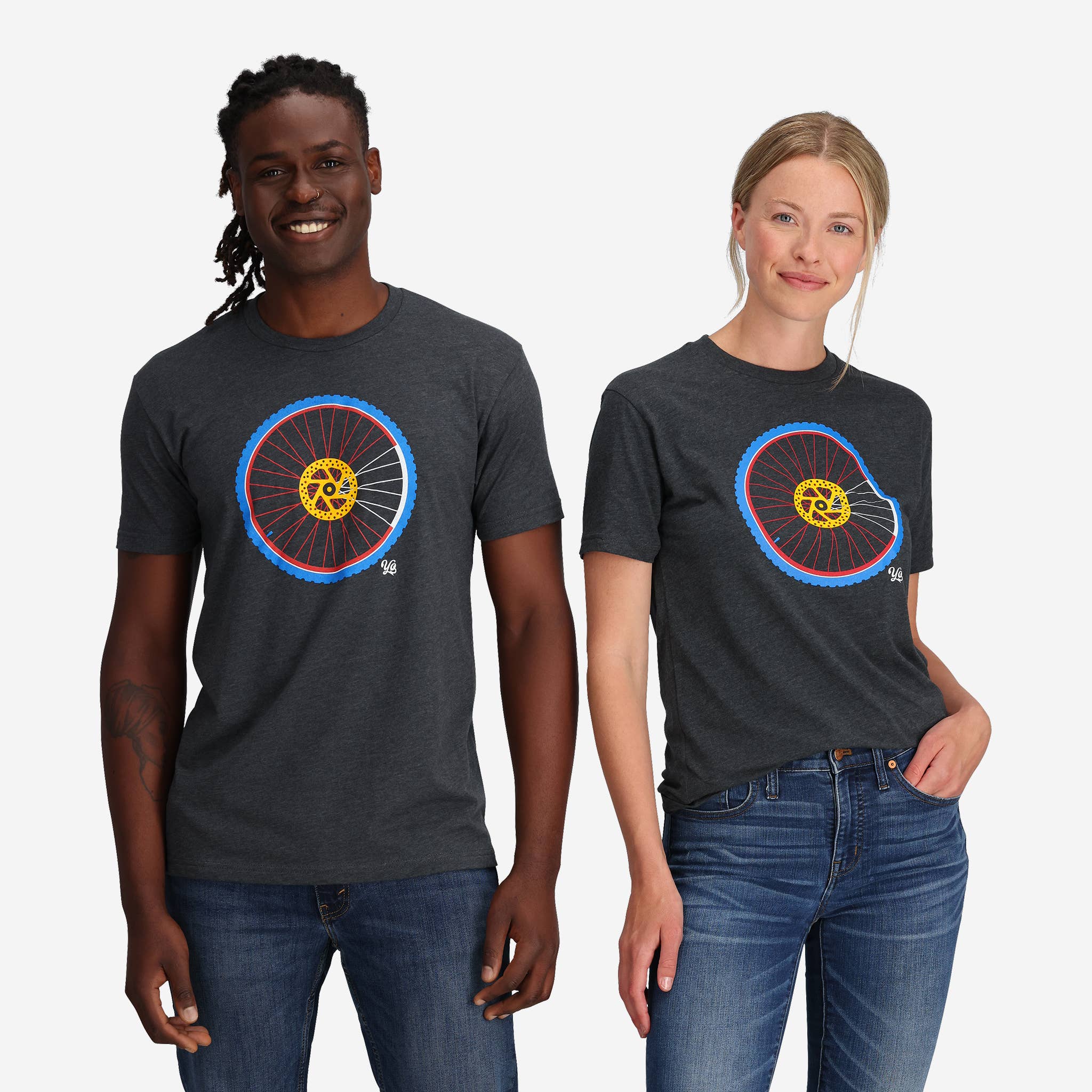 YoColorado - Wholesale Screen Printed T-Shirt - Unisex - T-Shirt - Unisex Mountain Bike Wheel1