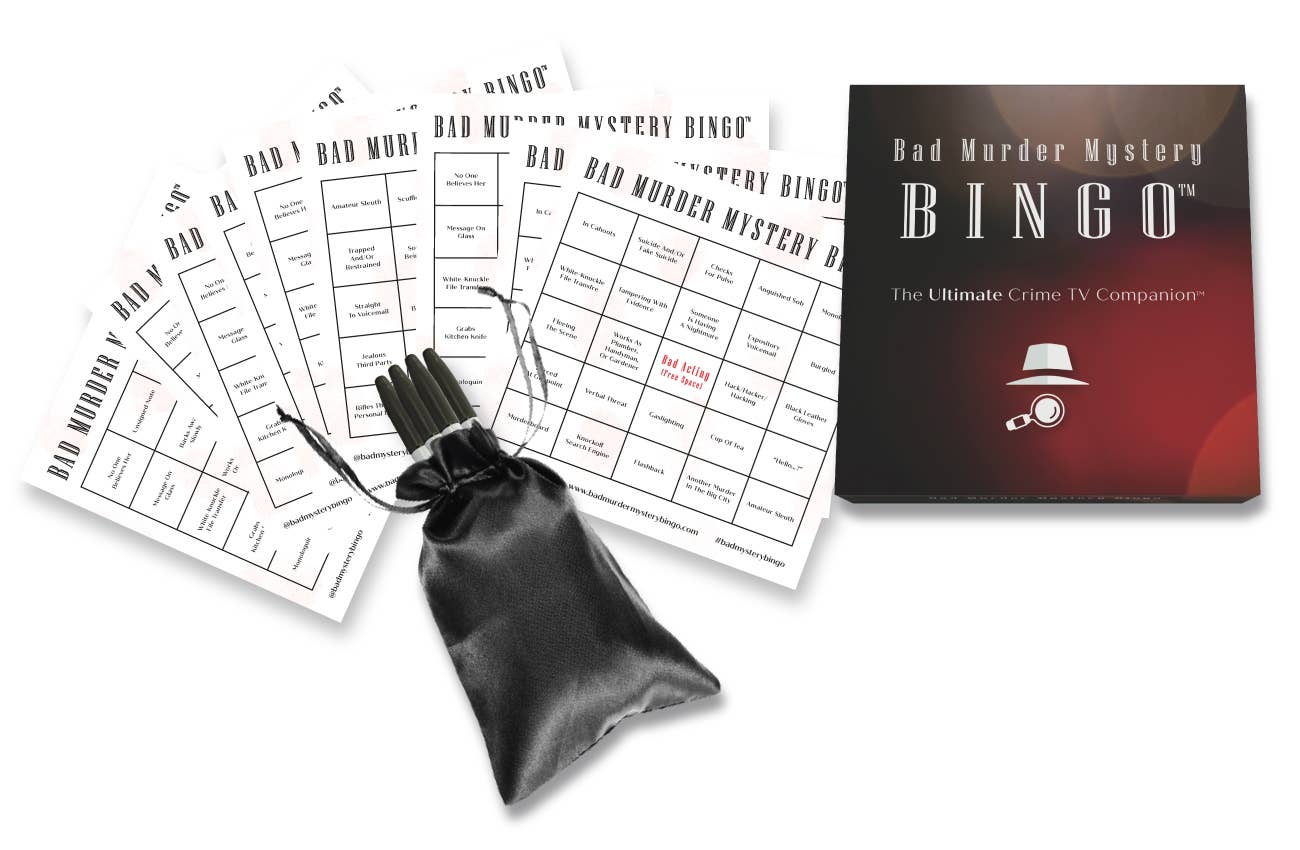 Bad TV Bingo - Vente Jeux de société - NOUVEAU ! Bingo™ de Mauvais Mystère de Meurtre (Unité Individuelle)2