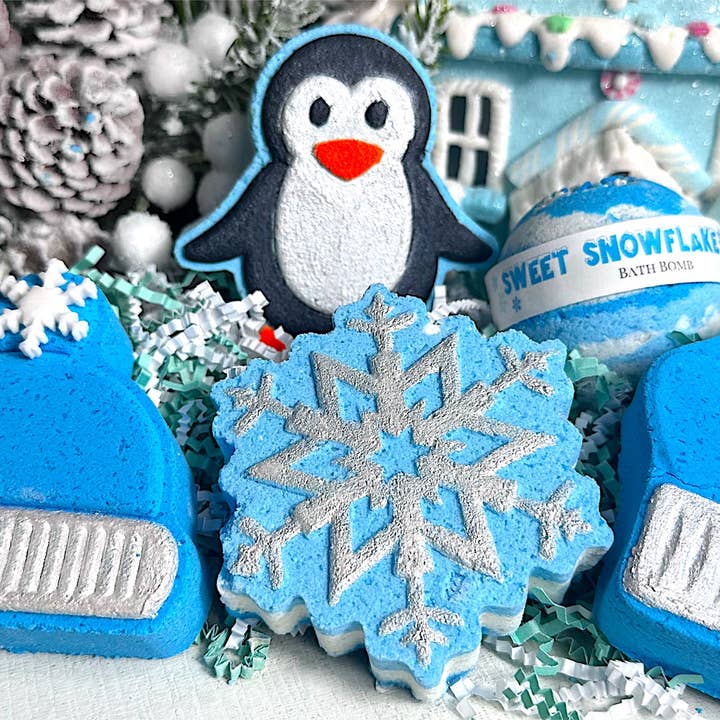 Mandatory Me Time - Wholesale Bath Bomb/Fizz - Sweet Snowflake Shaped Bath Bomb