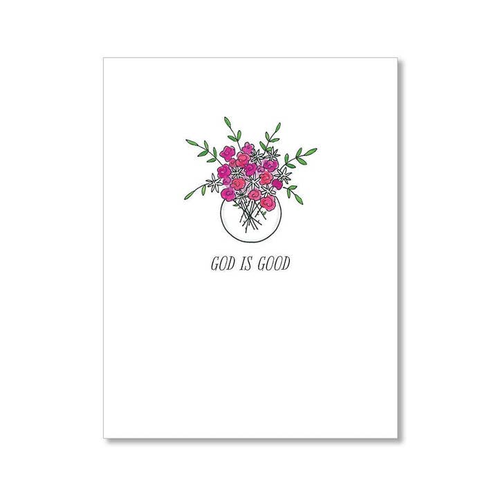 LO in LONDON® - Wholesale Religious Card - "GOD IS GOOD" FAITH CARD1