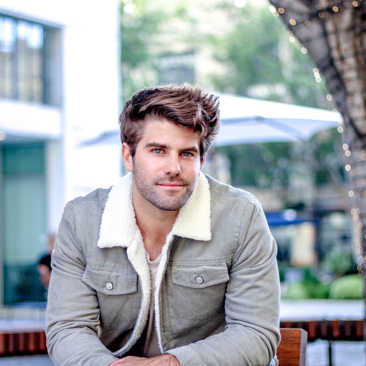 PX - Vente Veste – homme - Veste Trucker en velours côtelé avec doublure et col en sherpa - 2 couleurs11