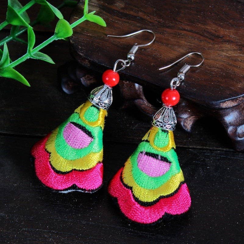 UZ Wholesale Store – wholesale Dangle earrings – Ethnic Fabric Earrings2