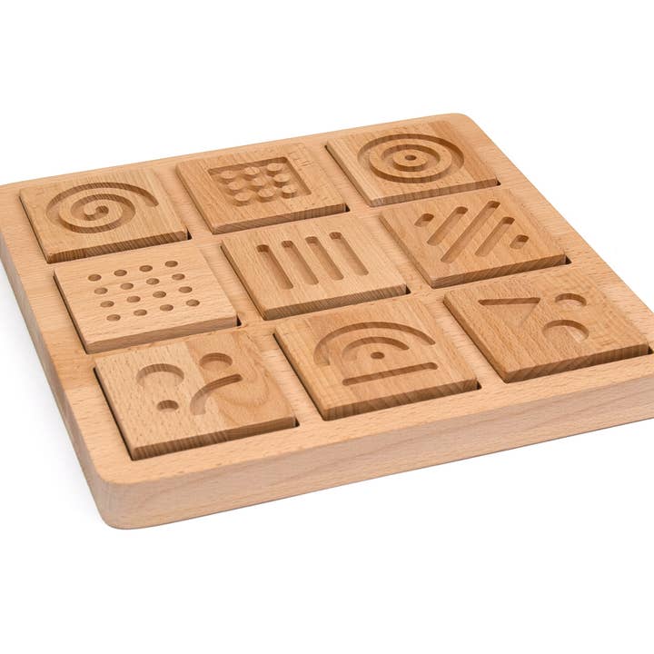 Memo Sensory Puzzle Montessori / Memo Sensory Puzzle for wholesale by TOYS SERVICE, SL. -ANDREU TOYS-