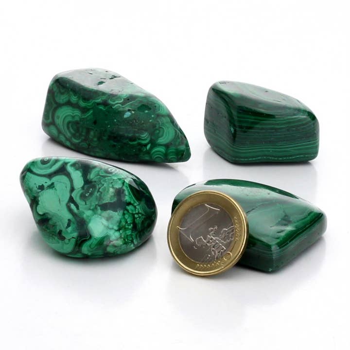 UniArt - Wholesale Ornament - Large tumbled malachite stones, 200 grams5