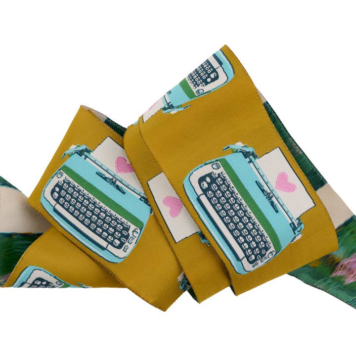 Renaissance Ribbons - Wholesale Ribbon - Gift Wrapping - Typewriters - 2" width - Best of Melody by Melody Miller - 15 Yard Spool