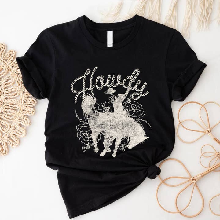 STARCHIS – Großhandel T-Shirt mit Siebdruck – Damen – Howdy