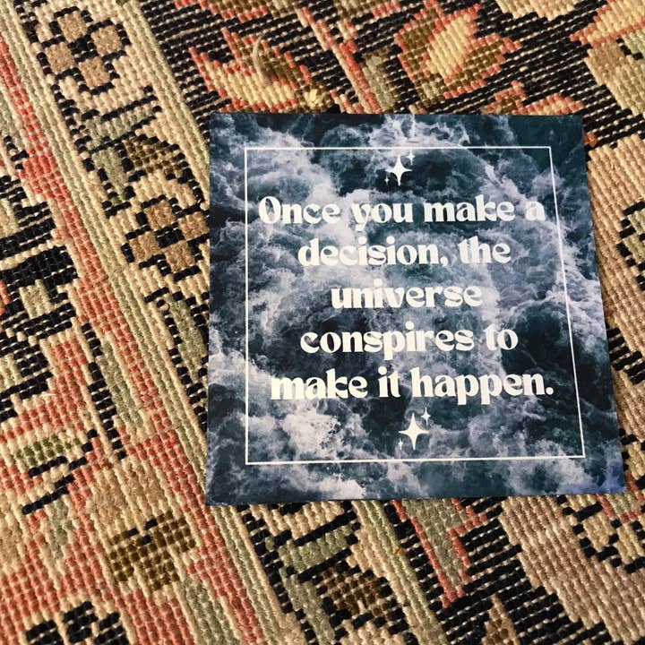 Calcomanía impermeable de manifestación de vinilo para venta al por mayor de lotusleafaltars