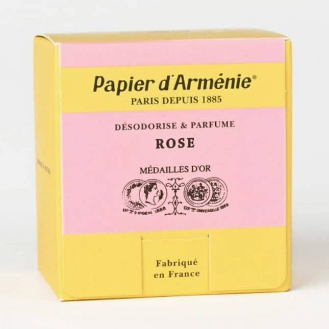 Papier D'Armenie ROSE - pack of 30 in display case for wholesale by BIOCHALA