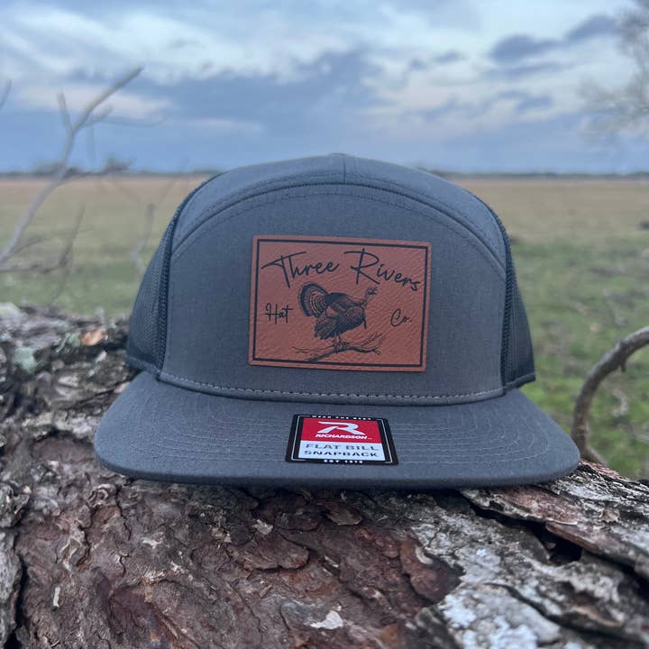 Three Rivers Hat Co. - Wholesale Trucker Hat - Unisex - Gobbler on the Roost - Flatbill Snapback - Richardson 1683