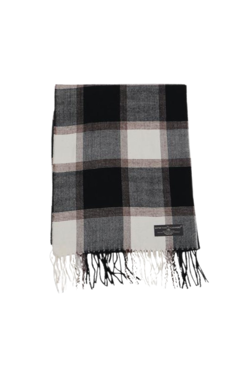 David And Young - Wholesale Scarf - Unisex - Softer than Cashmere PLAID BUFF Vegan Cashmere Touch Scarves30