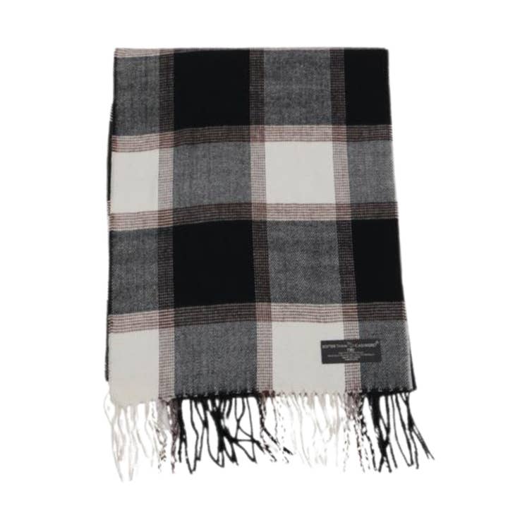 David And Young - Wholesale Scarf - Unisex - Softer than Cashmere PLAID BUFF Vegan Cashmere Touch Scarves36