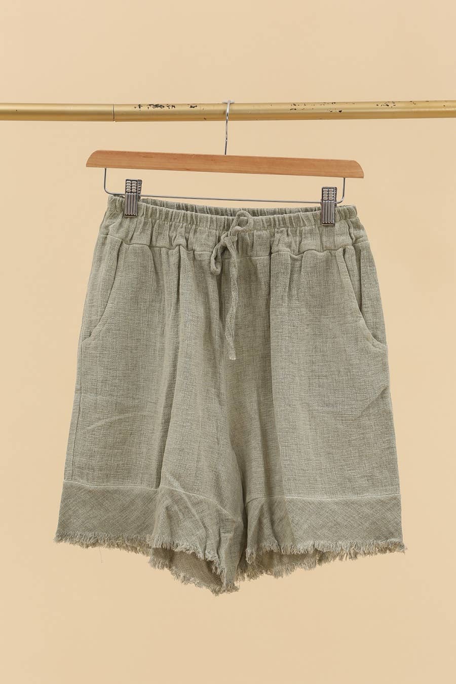 LÉA & LUC - Wholesale Shorts - Women's - Shorts in 50% cotton 50% linen REF. 1007833