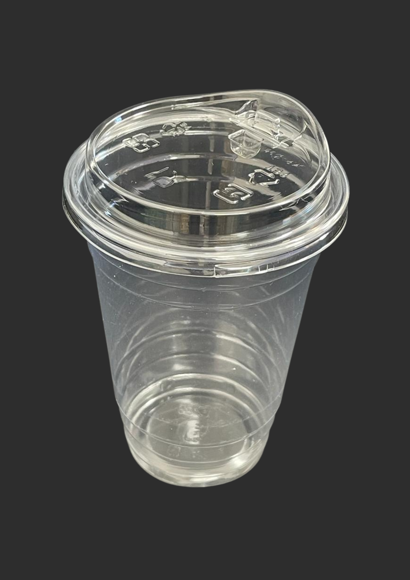 UNIMIX FLORAL - Wholesale Disposable Cup - Disposable PET Cup & Lid 98mm In Various Sizes & Types 50/PK16