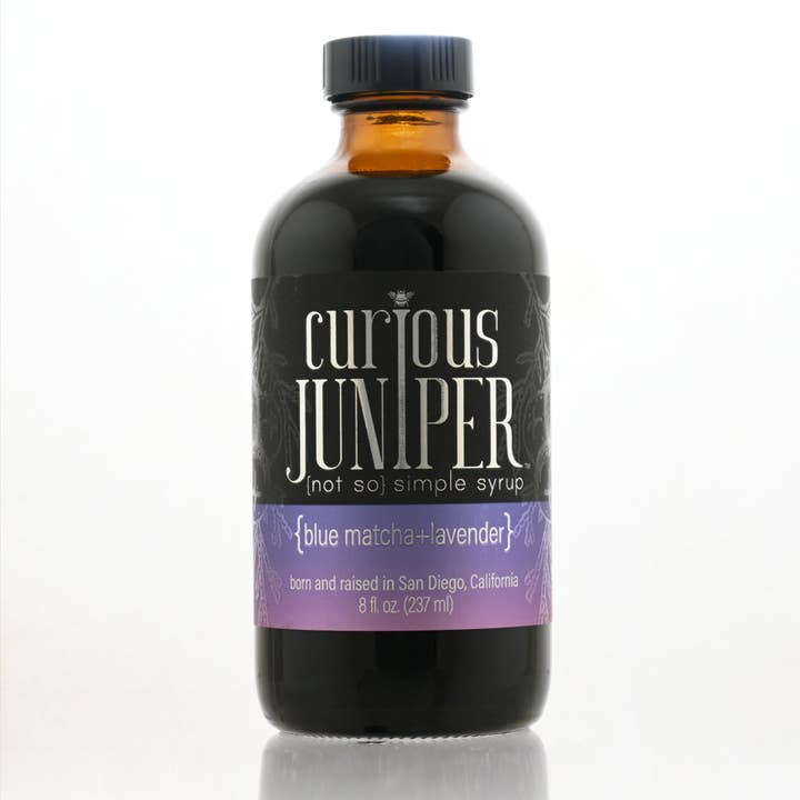Le préféré de tous ! {matcha bleu+lavande} 8 oz de sirop pas si simple pour la vente par Curious Juniper {not so} simple syrups