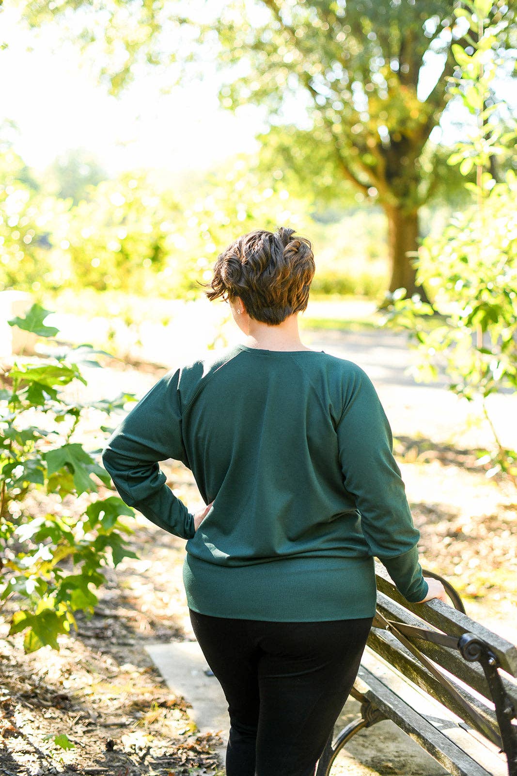 Knieriem Designs - Wholesale Knit Top - Women's - Rayon Crew Neck Ponte Top with Raglan Long Sleeves12