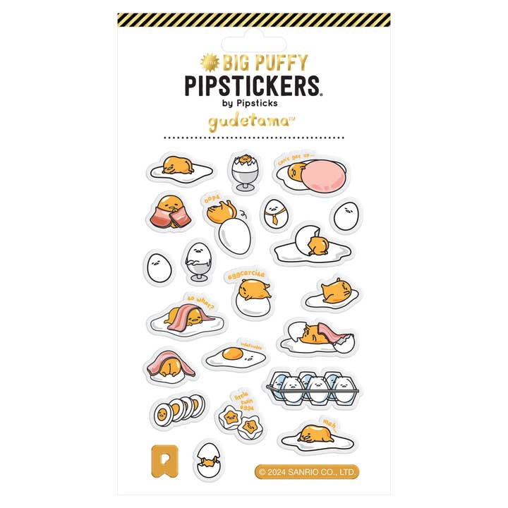 Pipsticks - Wholesale Sticker - Gudetama So What? Little Puffy