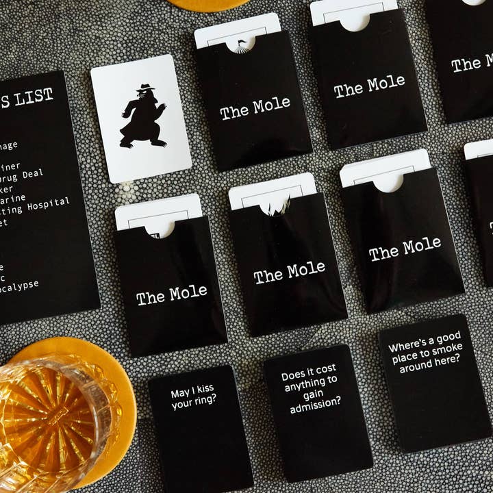 Clarendon Games USA - Wholesale Card Game - The Mole Bluffing Spies Card Game