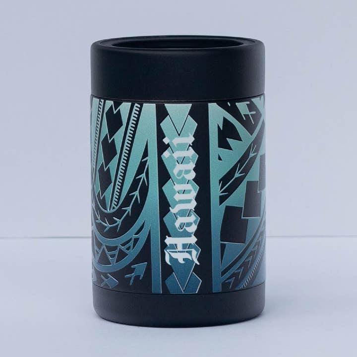 Tribal Wrap | 12 oz Vacuum Insulated Can Cooler for wholesale by Adventure Hawaii