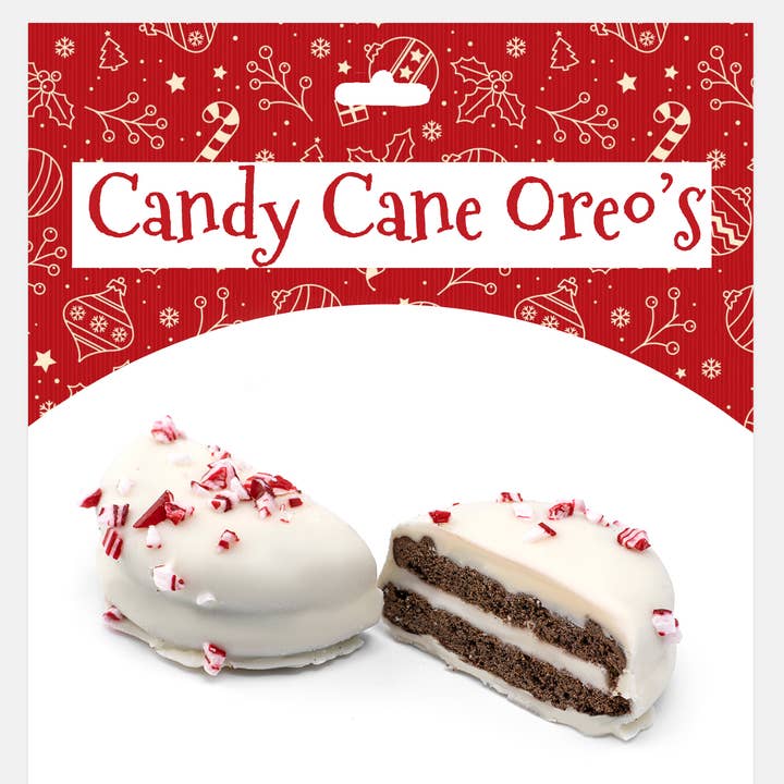 Candy Cane Oreos Holiday Candy Christmas Gifts for wholesale by Country Chocolates