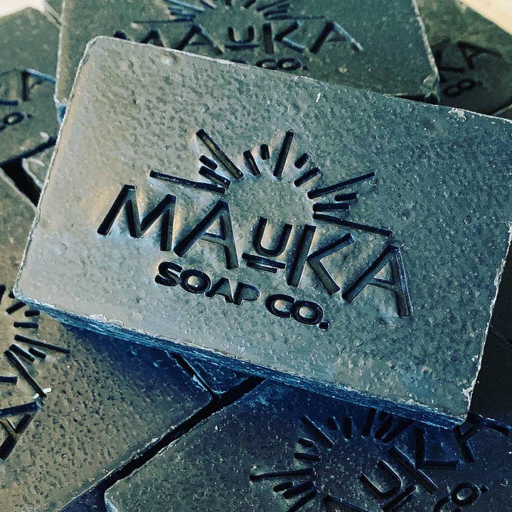 Charcoal Facial Soap for wholesale by MAUKA SOAP CO.