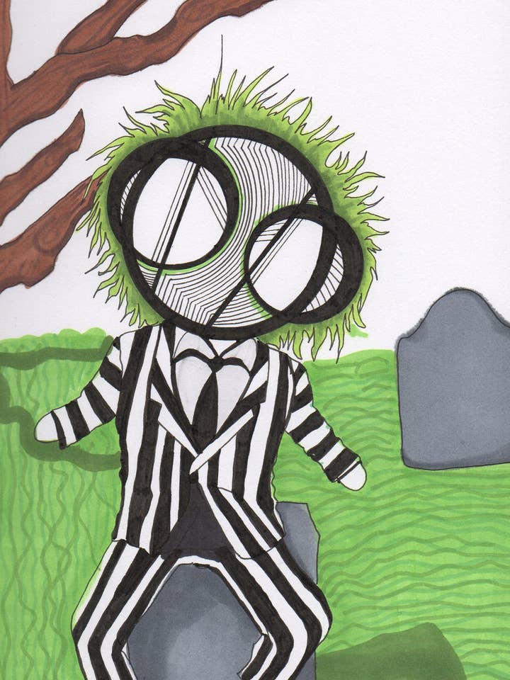 Beetlejuice Art Print for wholesale by Harth Creations
