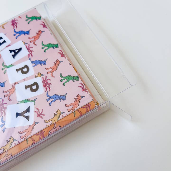 Tiny Human Print Co. - Wholesale Verjaardagskaartje - Verjaardagskaart voor kinderen, 12 stuks | Design voor meisjes en jongens