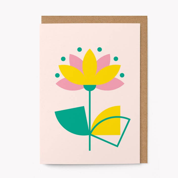 Flower No 4 - Everyday Greeting Card for wholesale by Graphic Factory