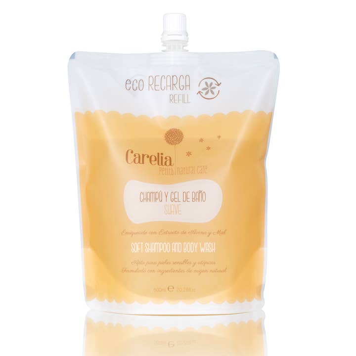 CARELIA NATURAL CARE - Wholesale 2-in-1 Shampoo & Body Wash - Baby - REFILL FOR SHAMPOO AND MILD BODY WASH