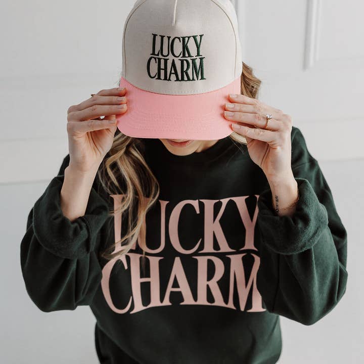 Lucky Charm Women's Vintage Embroidered Hat for wholesale by The Babe Co.