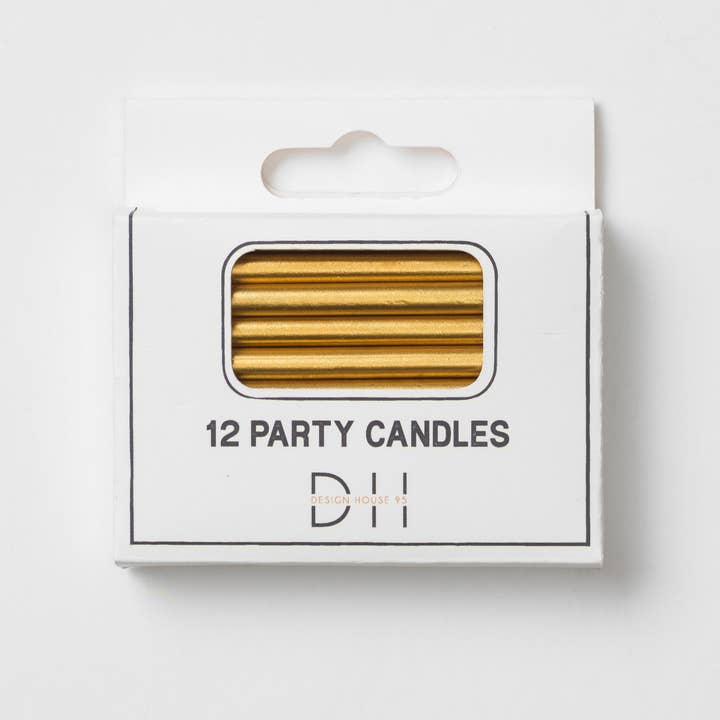Designhouse95 - Wholesale Cake Candle - Cake candle 7,5x0,5cm, 12pcs, gold1