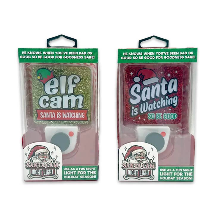 Christmas Cam Night Light Santa Elf Assortment for wholesale by Novelty Closeout